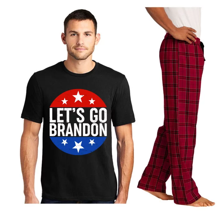 Lets Go Brandon Emblem FJB Chant Pajama Set