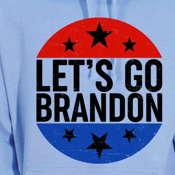 Lets Go Brandon Emblem FJB Chant Unisex Surf Hoodie