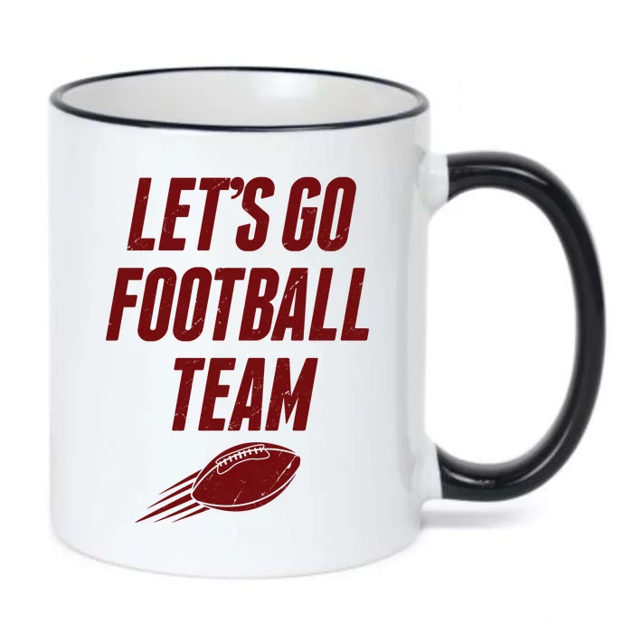 Let's Go Football Team Washington Football Fan Black Color Changing Mug