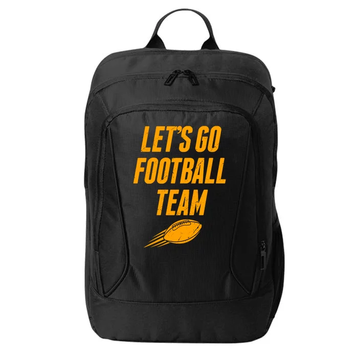 Let's Go Football Team Washington Football Fan City Backpack