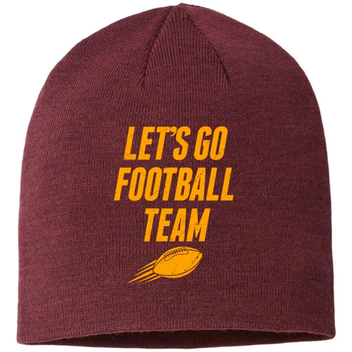 Let's Go Football Team Washington Football Fan 8 1/2in Sustainable Knit Beanie