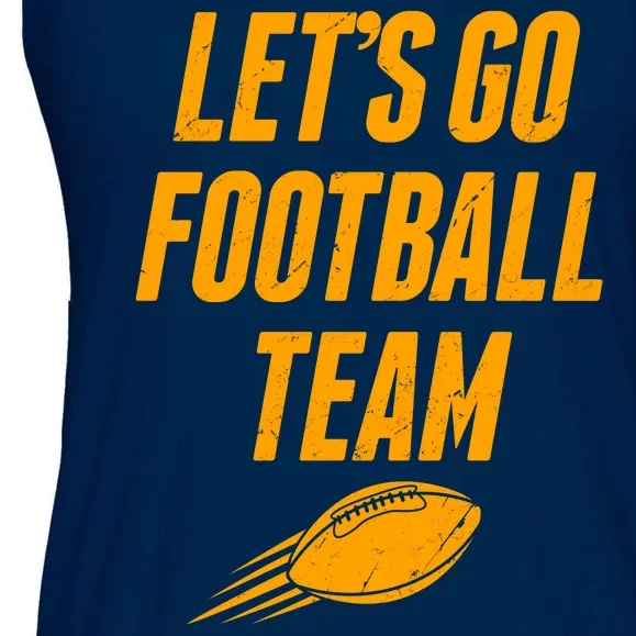 Let's Go Football Team Washington Football Fan Ladies Essential Flowy Tank