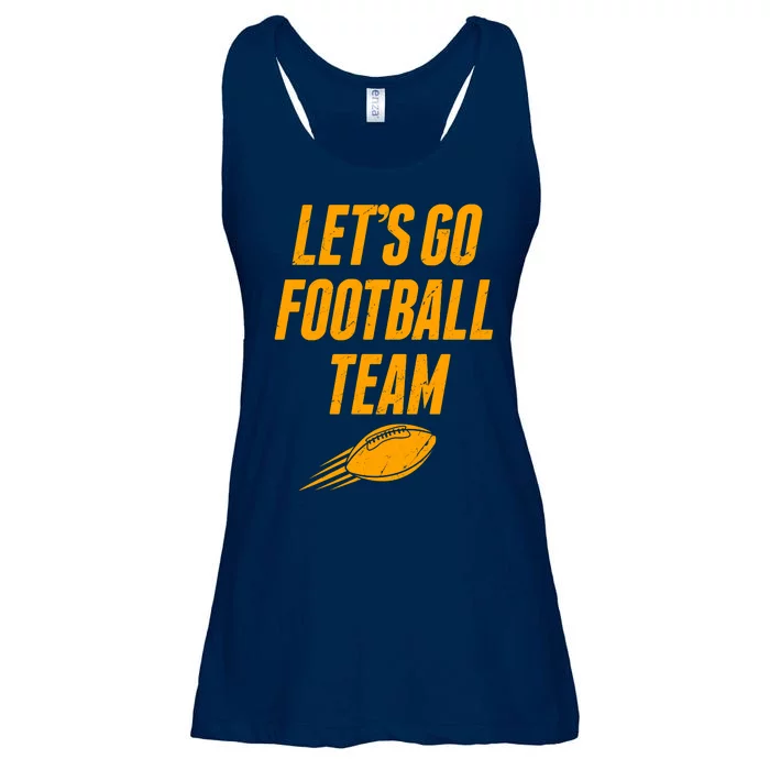 Let's Go Football Team Washington Football Fan Ladies Essential Flowy Tank