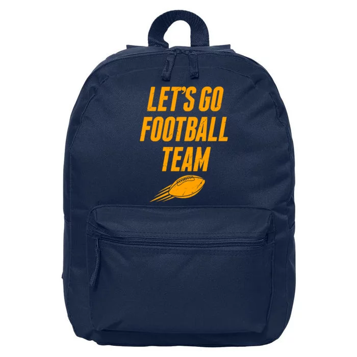 Let's Go Football Team Washington Football Fan 16 in Basic Backpack