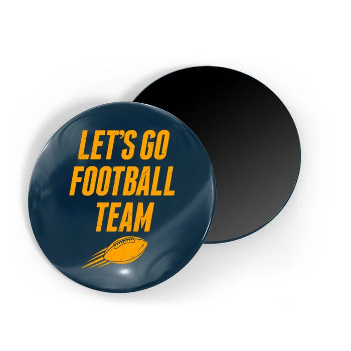 Let's Go Football Team Washington Football Fan Magnet