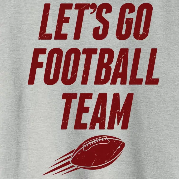 Let's Go Football Team Washington Football Fan Women's Crop Top Tee