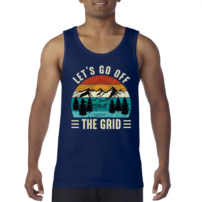 Lets Go Off The Grid Hiking Tank Top