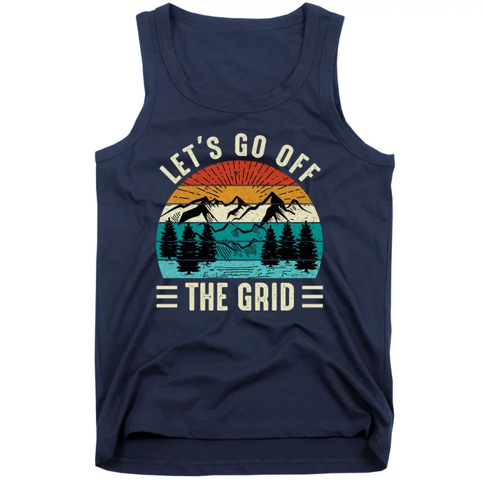 Lets Go Off The Grid Hiking Tank Top