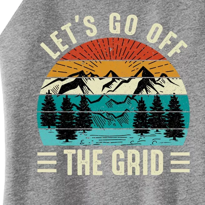 Lets Go Off The Grid Hiking Women’s Perfect Tri Rocker Tank