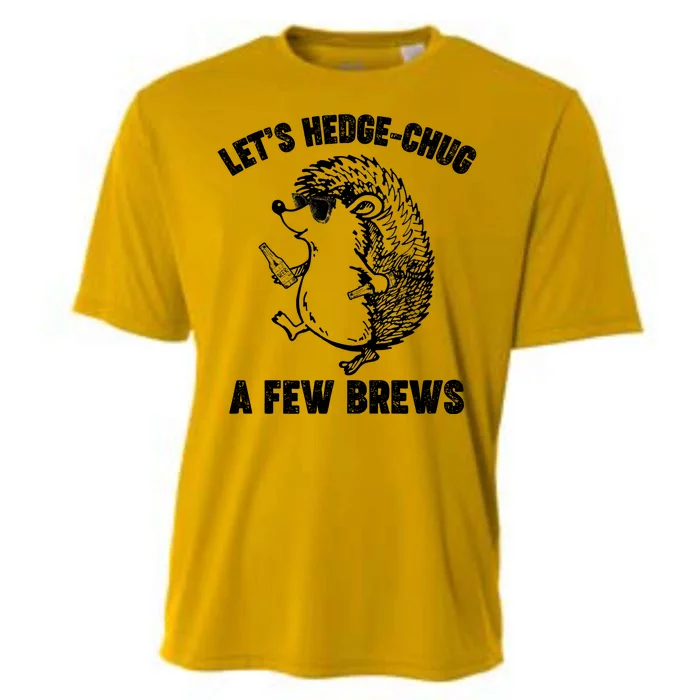 Let's Hedge-Chug A Few Brews Hedgehog Beers Cooling Performance Crew T-Shirt