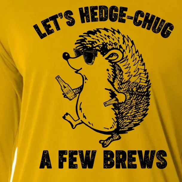 Let's Hedge-Chug A Few Brews Hedgehog Beers Cooling Performance Long Sleeve Crew