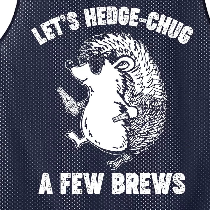 Let's Hedge-Chug A Few Brews Hedgehog Beers Mesh Reversible Basketball Jersey Tank