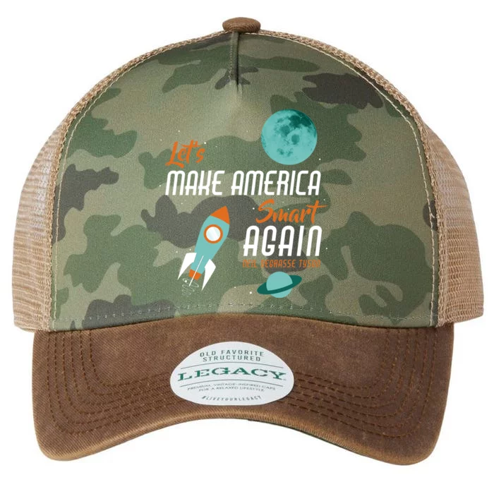 Let's Make America Smart Again Legacy Tie Dye Trucker Hat