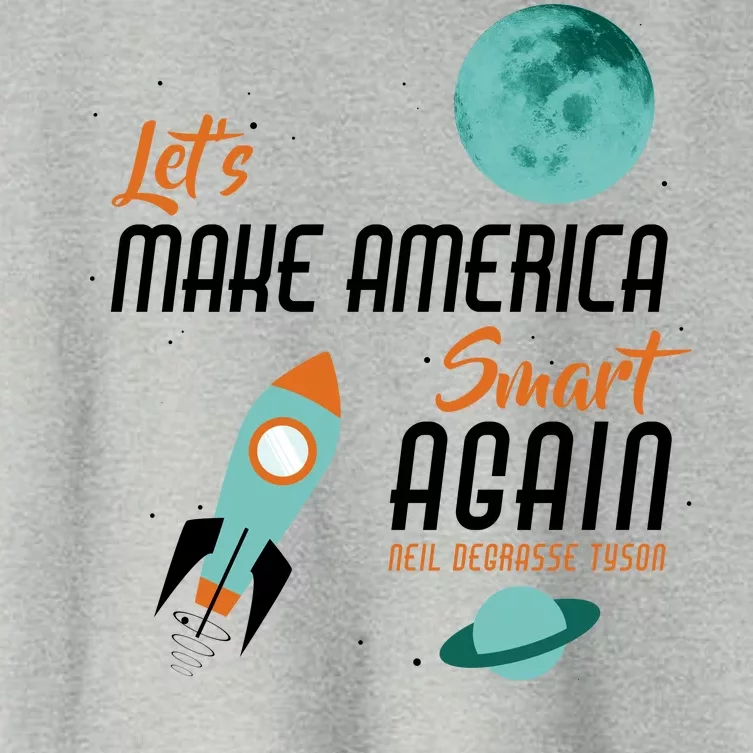 Let's Make America Smart Again Women's Crop Top Tee