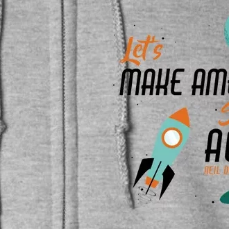 Let's Make America Smart Again Full Zip Hoodie