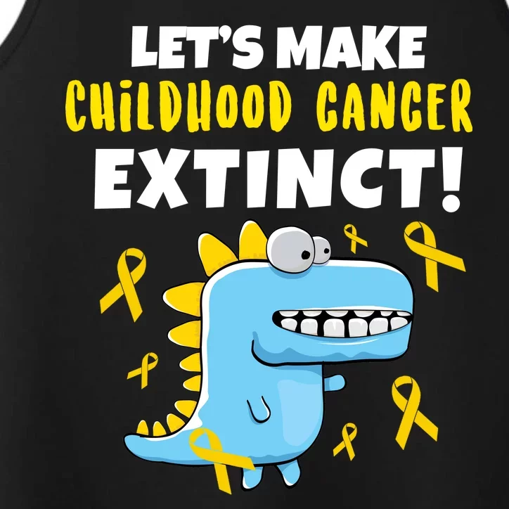 Lets Make Childhood Cancer Extinct Dinosaur Performance Tank