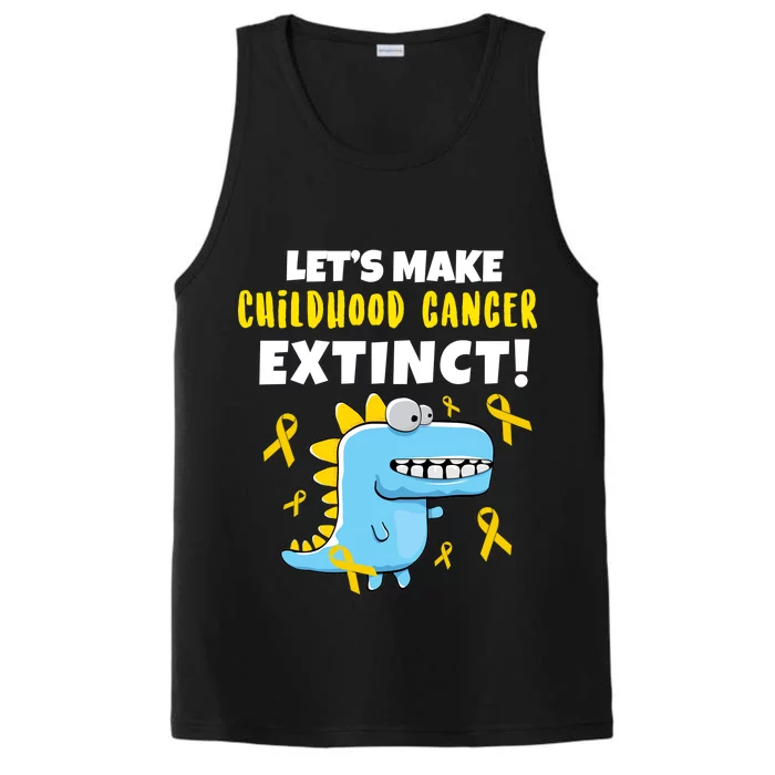 Lets Make Childhood Cancer Extinct Dinosaur Performance Tank