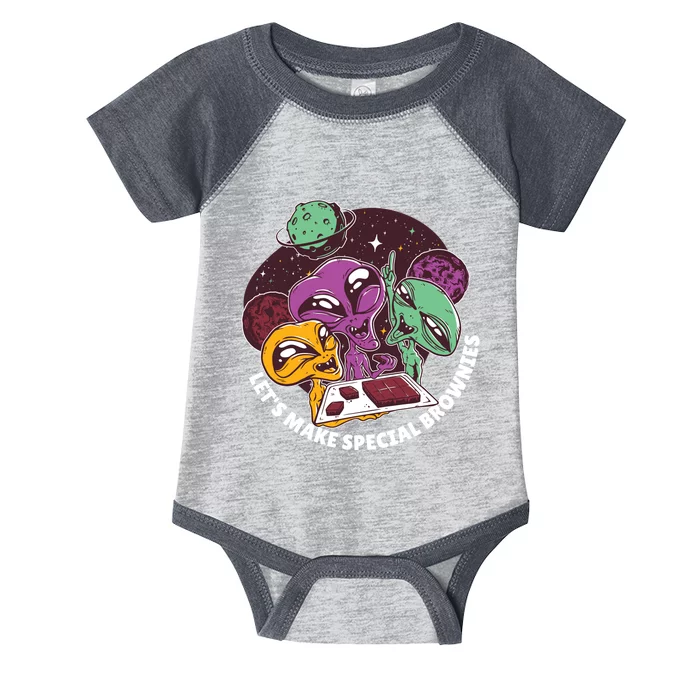 Let's Make Special Brownies Alien Infant Baby Jersey Bodysuit