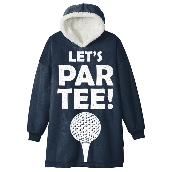 Let's Partee Golf Party Hooded Wearable Blanket