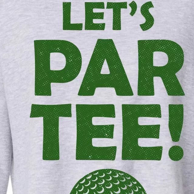 Let's Partee Golf Party Cropped Pullover Crew