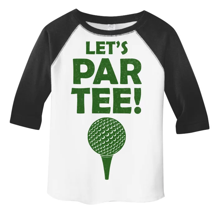 Let's Partee Golf Party Toddler Fine Jersey T-Shirt