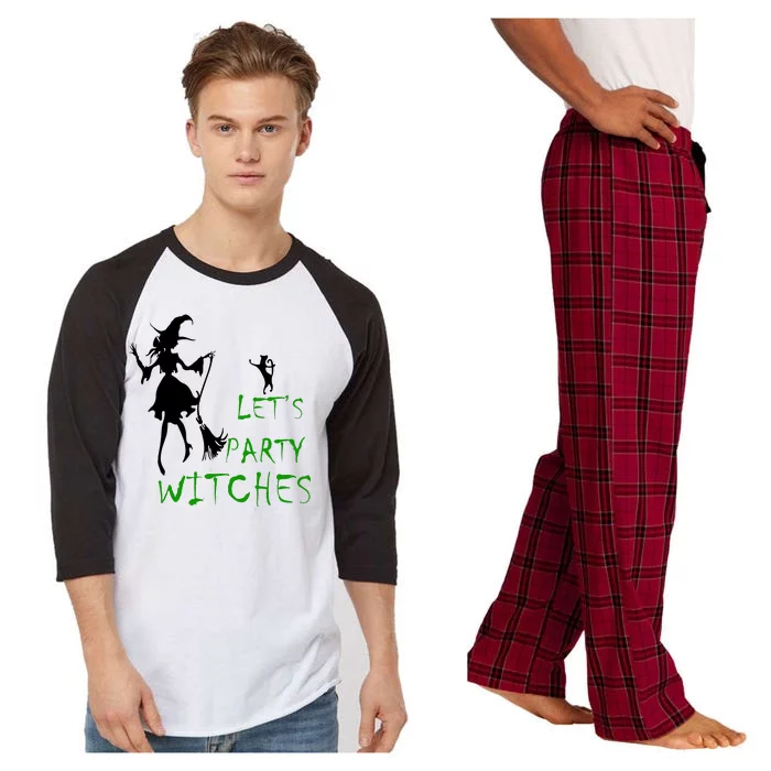 Let's Party Witches Raglan Sleeve Pajama Set