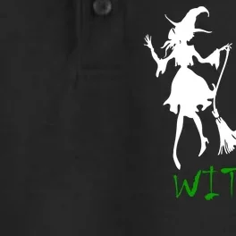 Let's Party Witches Dry Zone Grid Performance Polo