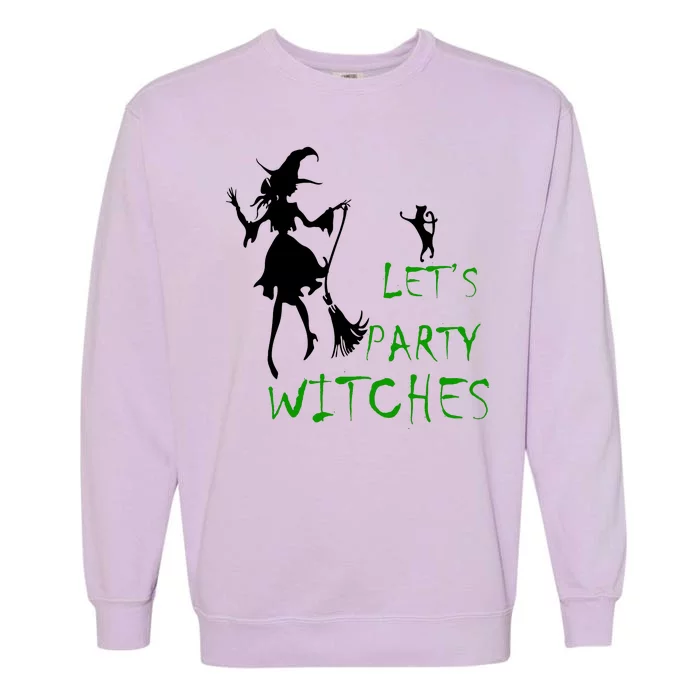 Let's Party Witches Garment-Dyed Sweatshirt