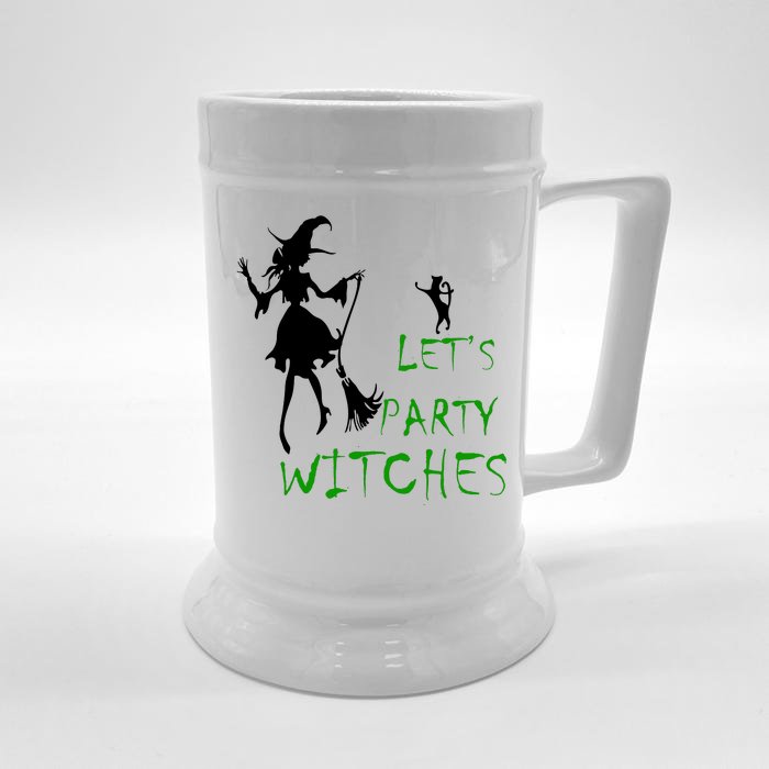 Let's Party Witches Front & Back Beer Stein