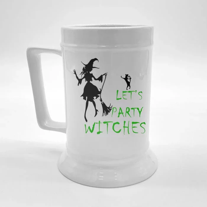 Let's Party Witches Front & Back Beer Stein