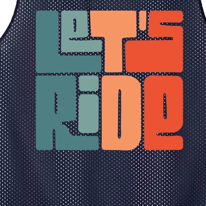 Let's Ride Mesh Reversible Basketball Jersey Tank