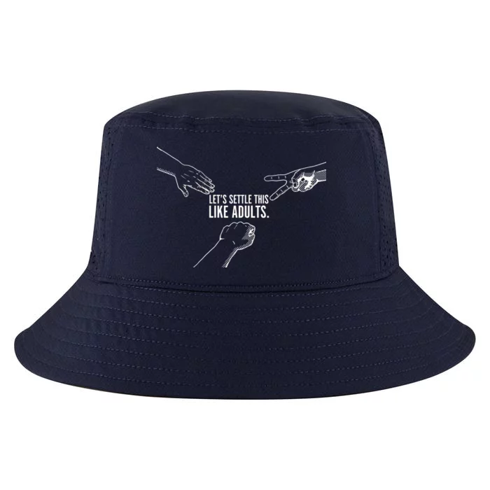 Let's Settle This Like Adults Cool Comfort Performance Bucket Hat