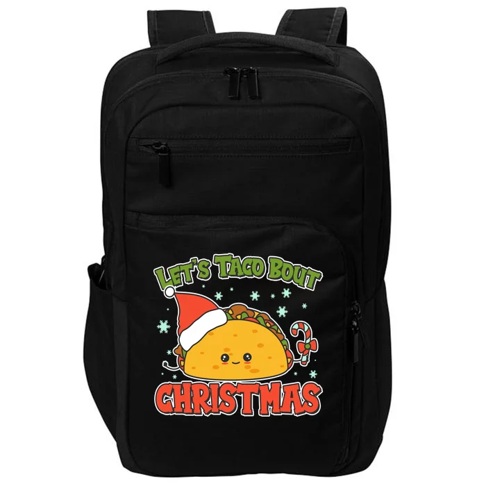 Let's Taco Bout Cute Funny Christmas Impact Tech Backpack