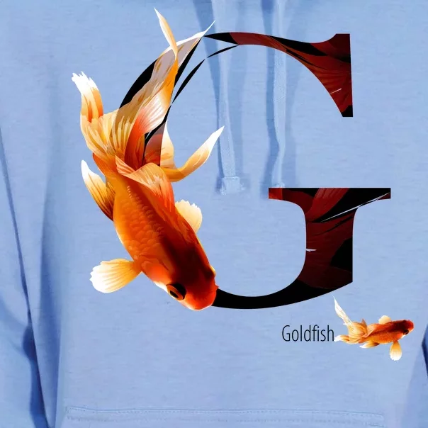 Letter G is for Goldfish Unisex Surf Hoodie