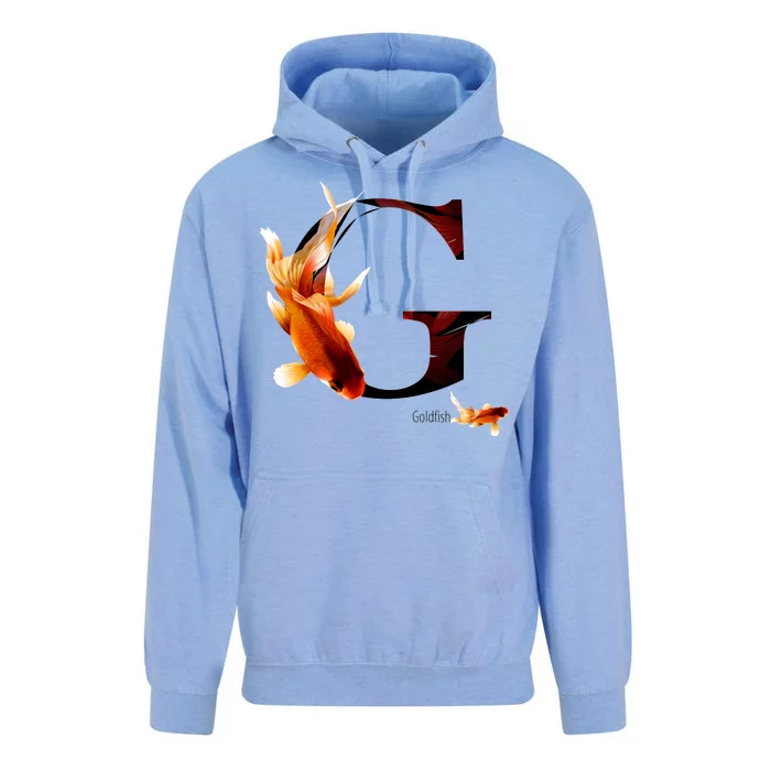 Letter G is for Goldfish Unisex Surf Hoodie