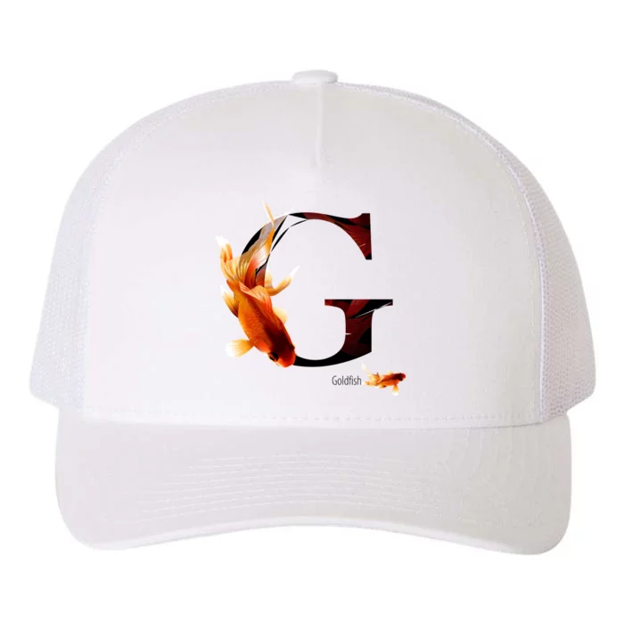 Letter G is for Goldfish Yupoong Adult 5-Panel Trucker Hat