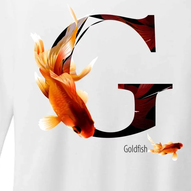 Letter G is for Goldfish Womens CVC Long Sleeve Shirt