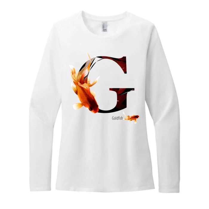 Letter G is for Goldfish Womens CVC Long Sleeve Shirt