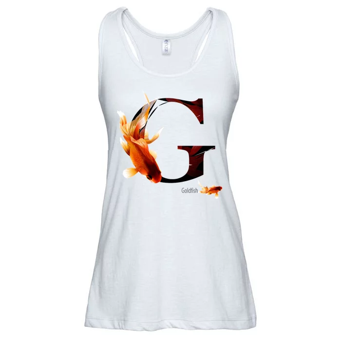 Letter G is for Goldfish Ladies Essential Flowy Tank