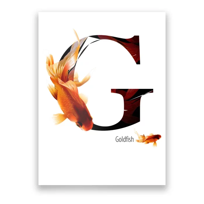 Letter G is for Goldfish Poster