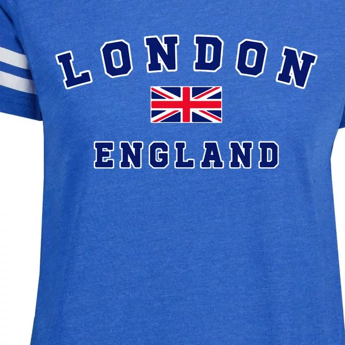 London England United Kingdom Flag UK Flags Men Women Gift Enza Ladies Jersey Football T-Shirt