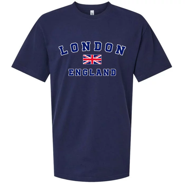 London England United Kingdom Flag UK Flags Men Women Gift Sueded Cloud Jersey T-Shirt