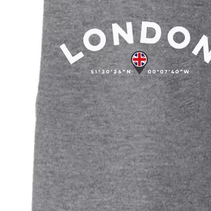 London England Uk United Kingdom Doggie 3-End Fleece Hoodie