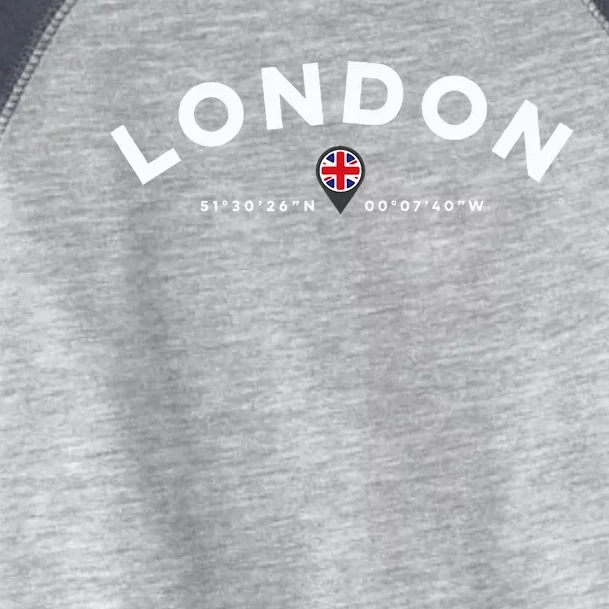 London England Uk United Kingdom Toddler Fine Jersey T-Shirt