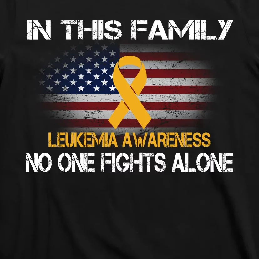 Leukemia No One Fights Alone T-Shirt