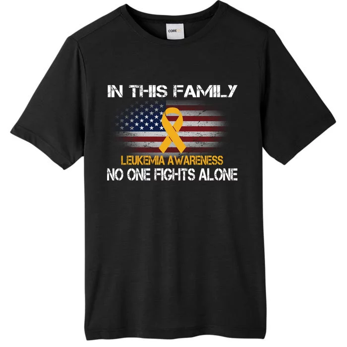 Leukemia No One Fights Alone ChromaSoft Performance T-Shirt