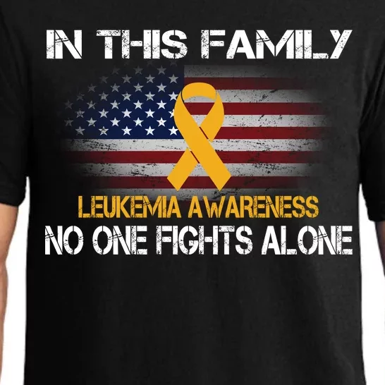 Leukemia No One Fights Alone Pajama Set