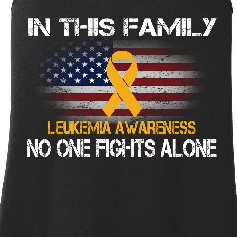 Leukemia No One Fights Alone Ladies Essential Tank