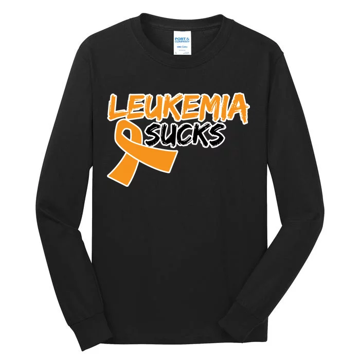 Leukemia Sucks Tall Long Sleeve T-Shirt