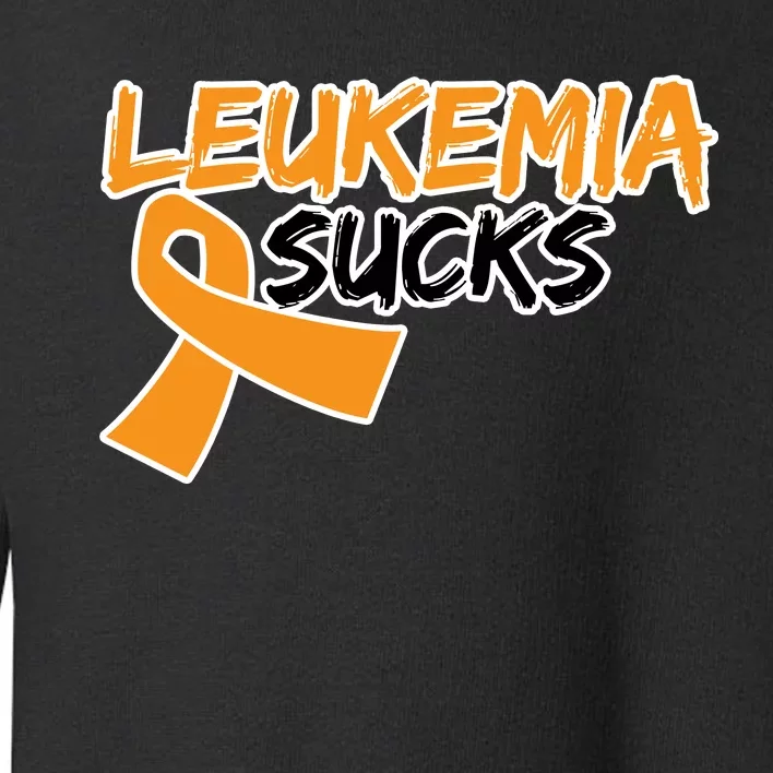 Leukemia Sucks Toddler Sweatshirt